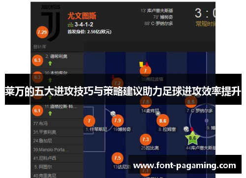 莱万的五大进攻技巧与策略建议助力足球进攻效率提升